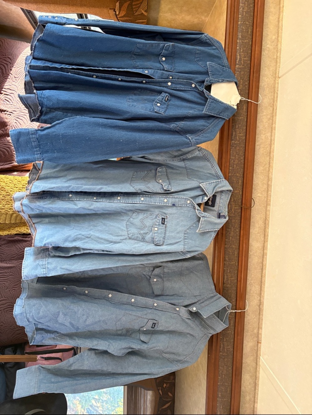Men Wrangler Denim Shirt